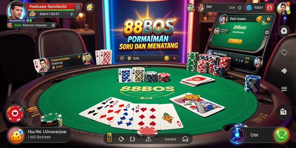 Tampilan gameplay seru di 88BOS dengan pengalaman Poker memikat.
