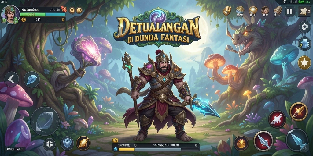 Tampilan gameplay seru di dunia petualangan API33.