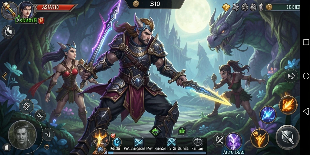 Tangkapan layar gameplay ASIA918 dengan aksi petualangan yang seru.