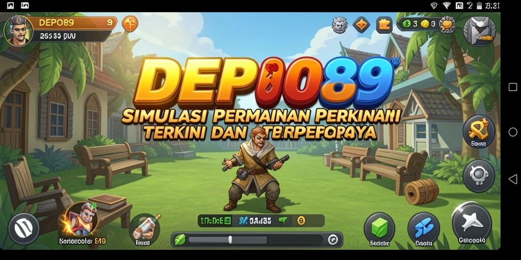Tampilan gameplay DEPO89 yang menakjubkan dan interaktif.