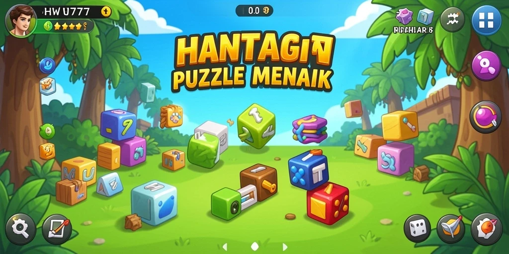 Screenshot HW777 menampilkan gameplay Puzzle yang mendebarkan dan menantang.