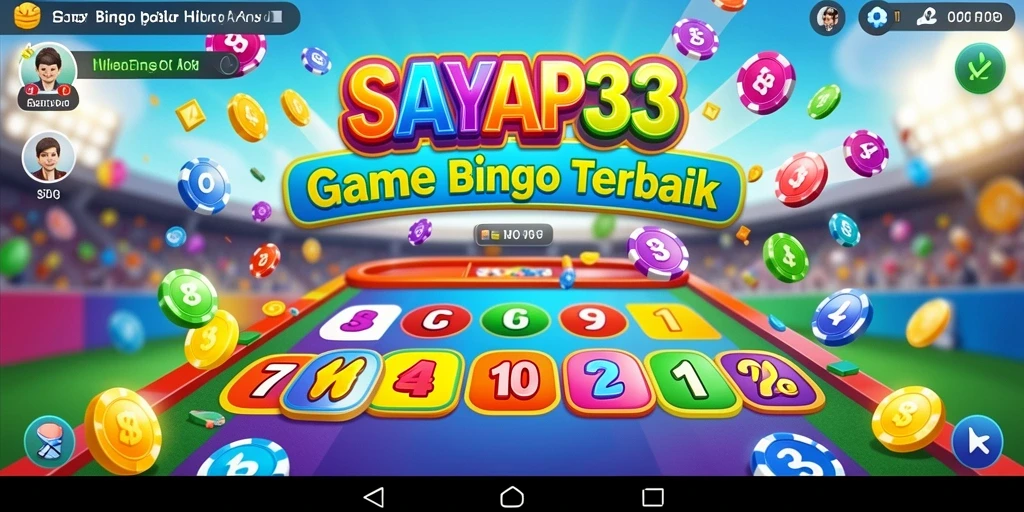 Tampilan menarik dari gameplay Bingo di SAYAP33 yang seru.