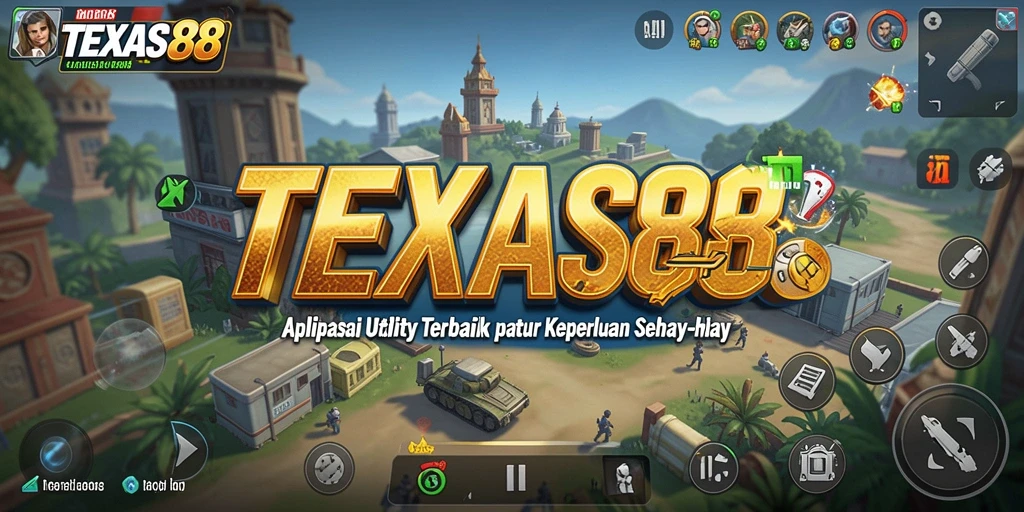 Screenshot utama TEXAS88 menampilkan antarmuka yang intuitif dan bersih.